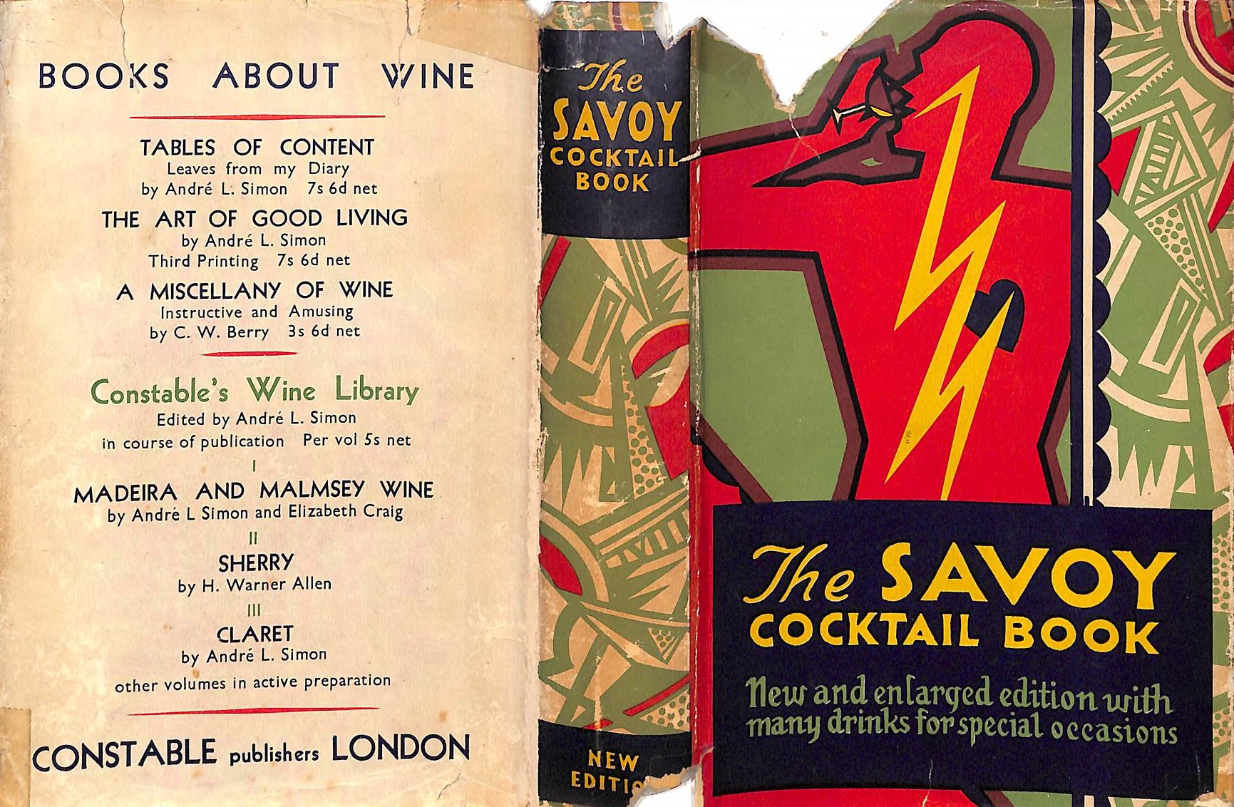 The Savoy Cocktail Book by CRADDOCK, Harry: Very Good The Savoy Cocktail Book by CRADDOCK, Harry: Very Good