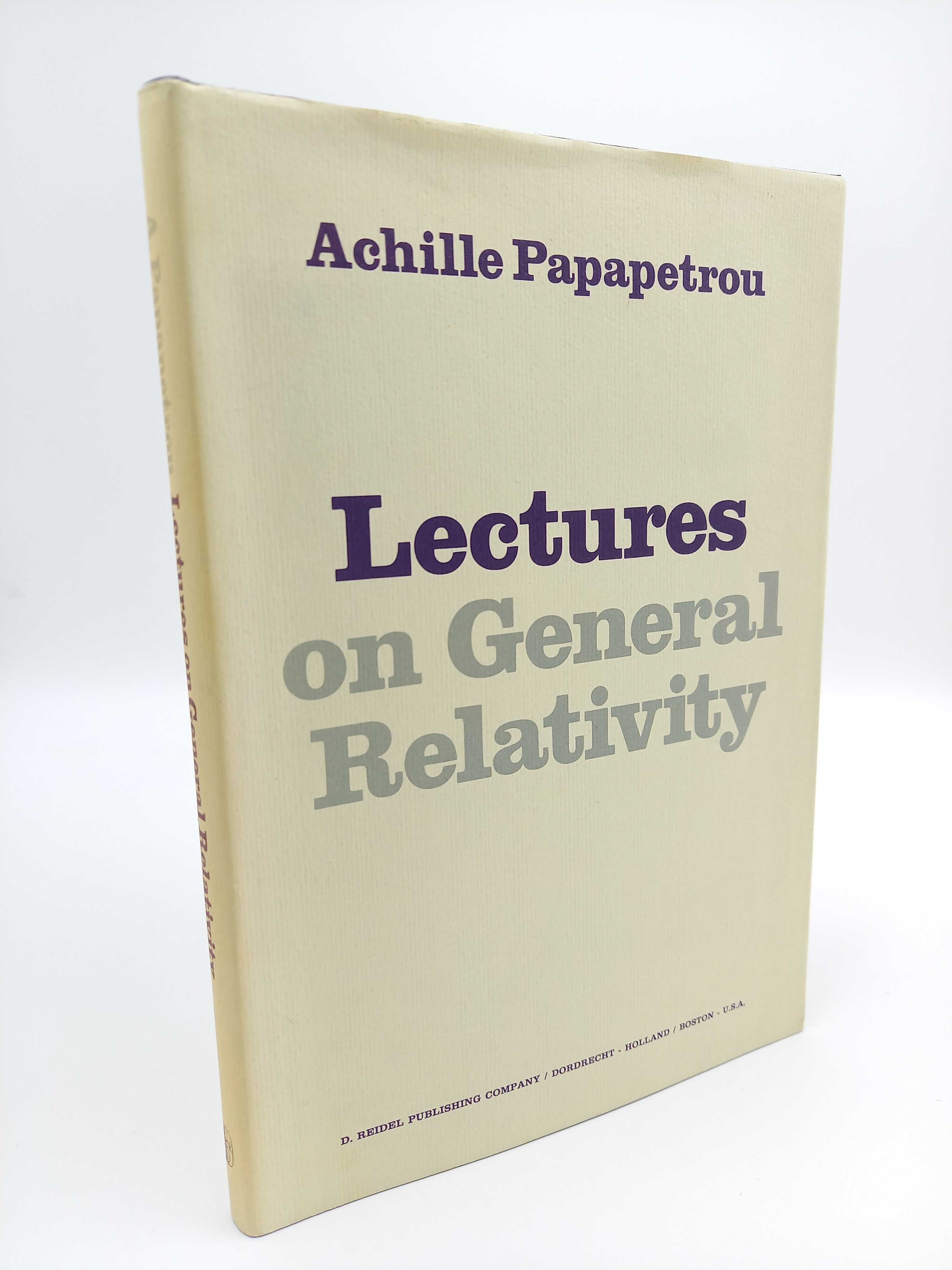 Lectures on General Relativity. - Papapetrou, A.