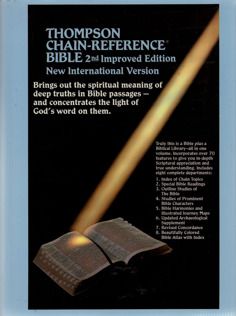 Thompson Chain-Reference Study Bible-NIV-Handy Size - Thompson, Frank Charles [Editor]