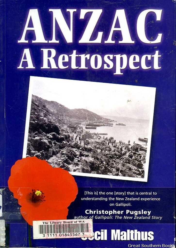 ANZAC: A Retrospect - Malthus, Cecil