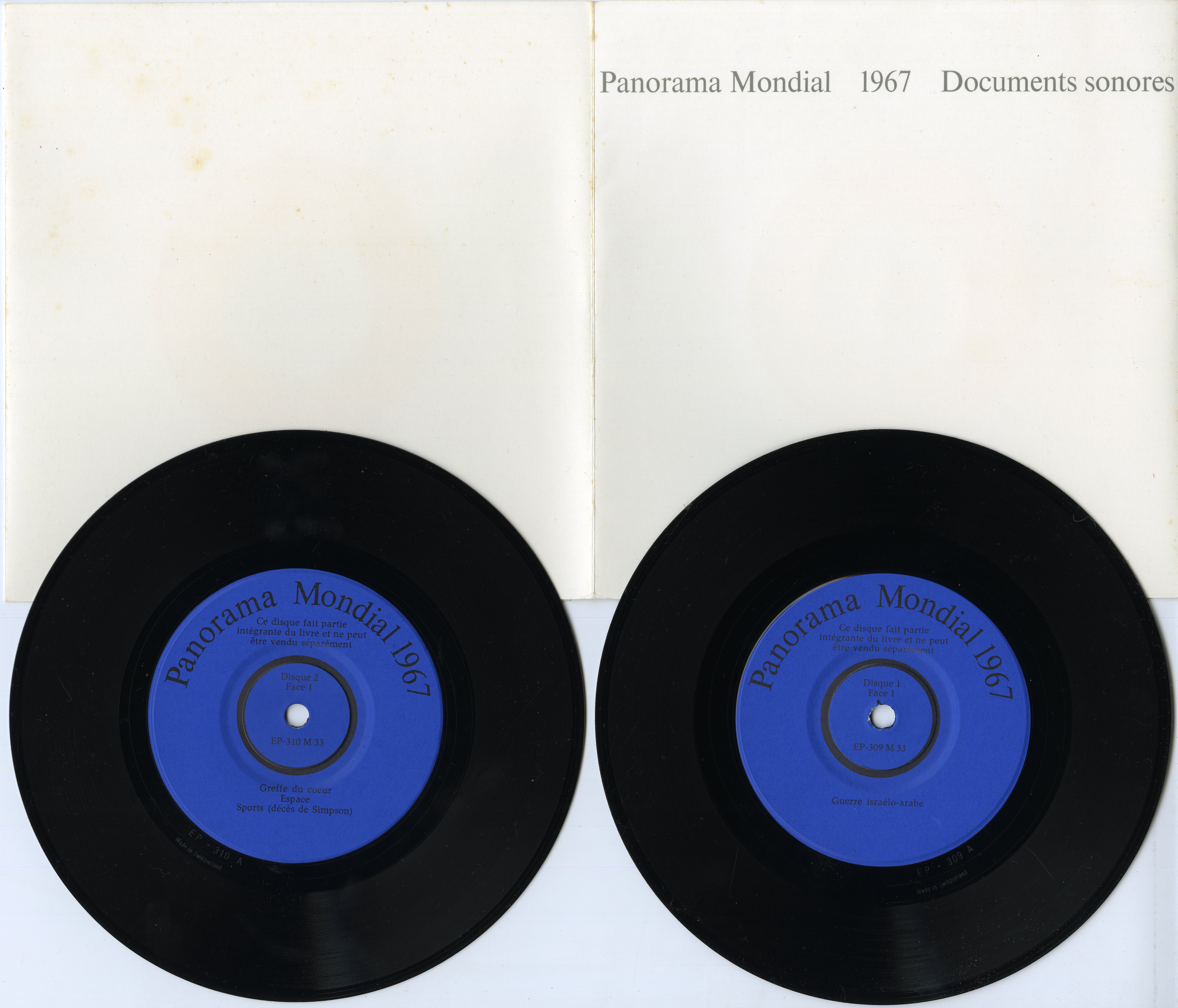 "PANORAMA MONDIAL DES ÉVÈNEMENTS 1967" / Présentation de Jean-Robert CHERFILS avec les voix du Général DE GAULLE, Robert SCHUMAN, ADENAUER, L. ESHKOL