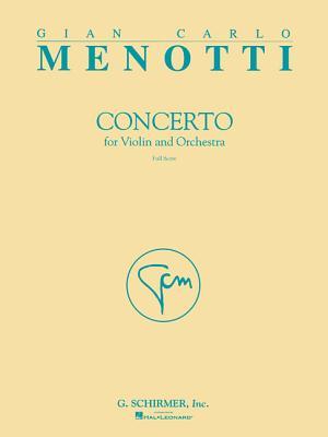 Concerto: Full Score - Menotti, Gian-Carlo