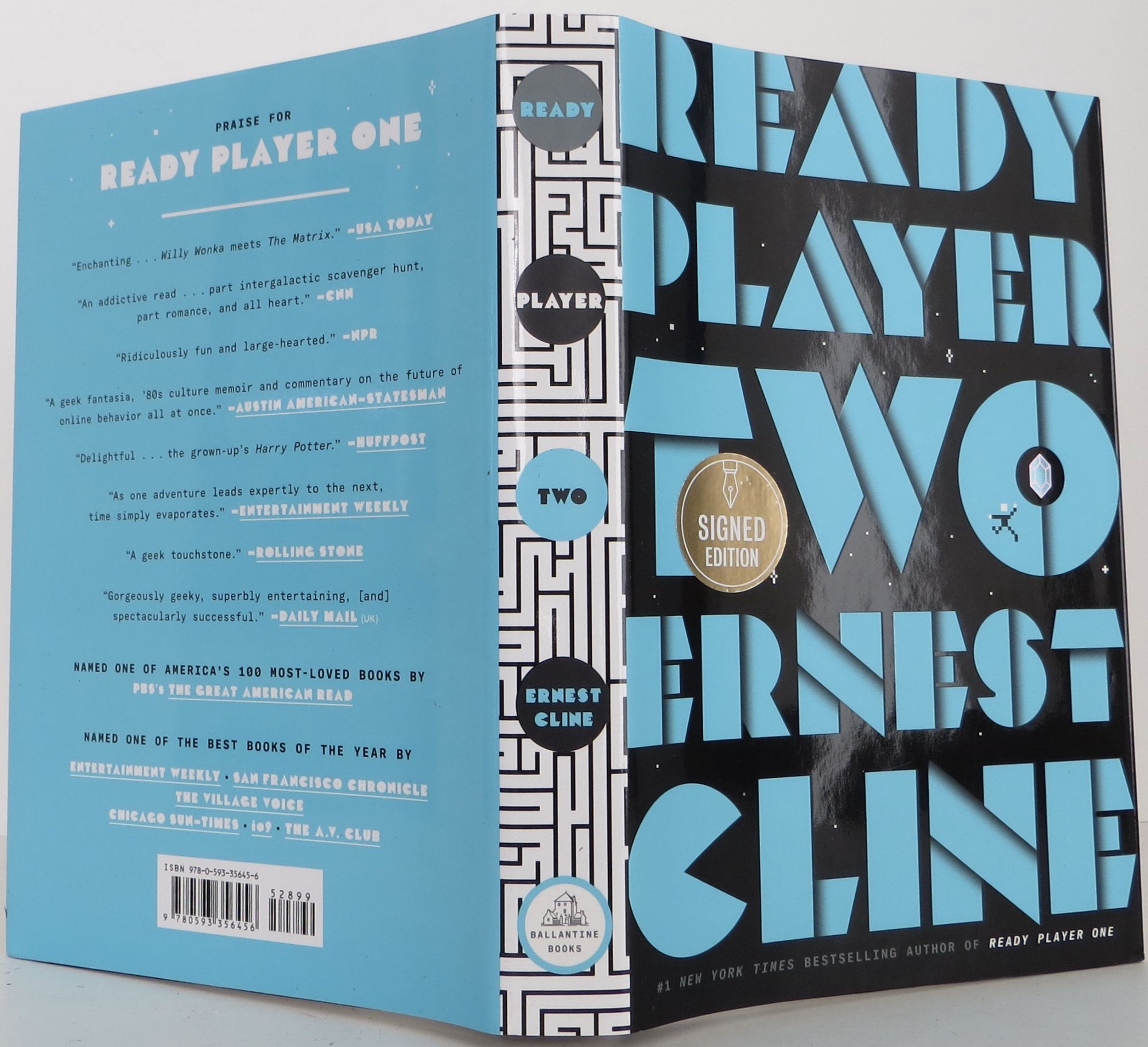 Goldsboro READY PLAYER ONE & TWO Signed ERNEST CLINE Number 1st Ed