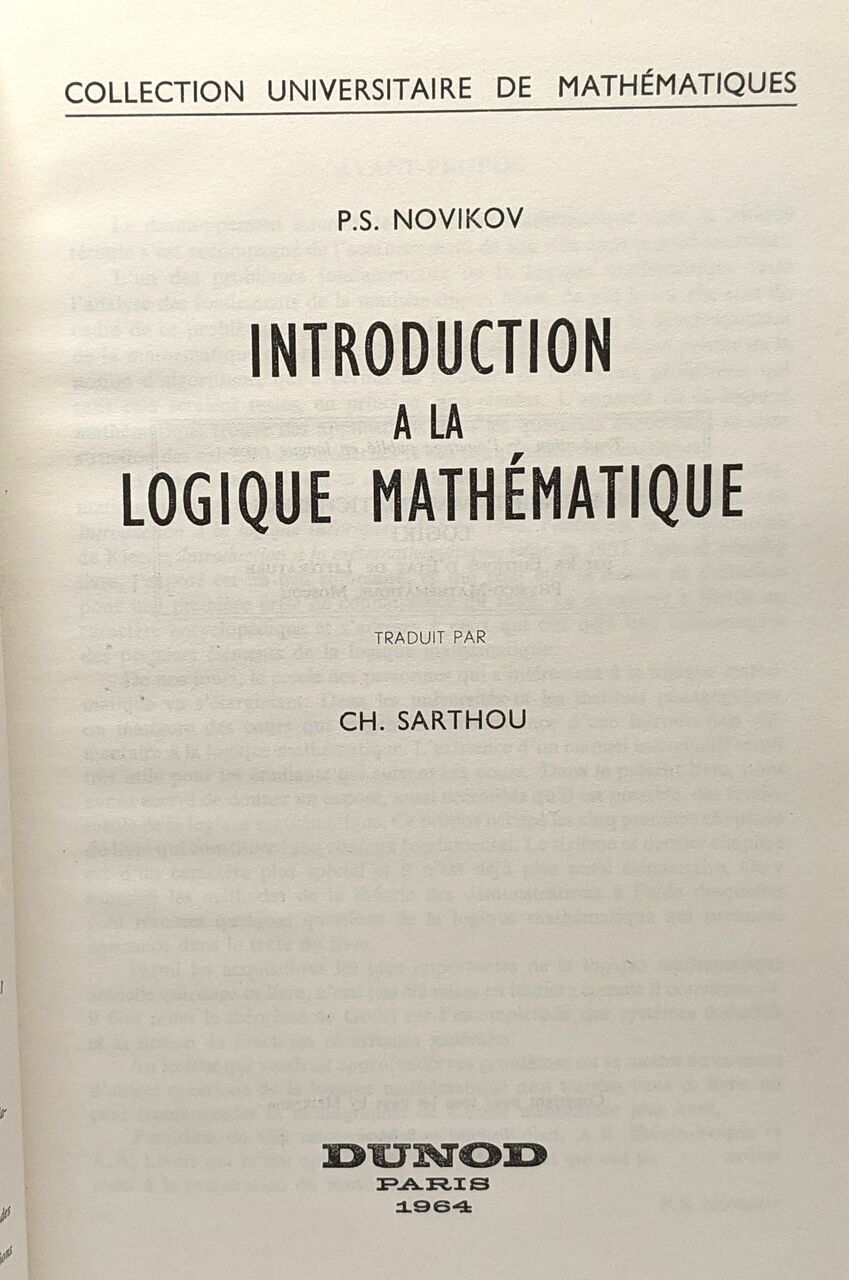 De La Logique Philosophique À La Logique Mathématique. – QEFP