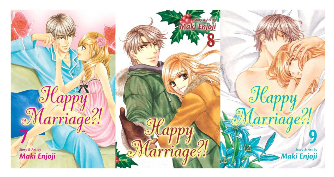 HAPPY MARRIAGE?! English MANGA Series by Maki Enjoji Set of Book Volumes  7-9 by Maki Enjoji: 11 Paperback | Lakeside Books