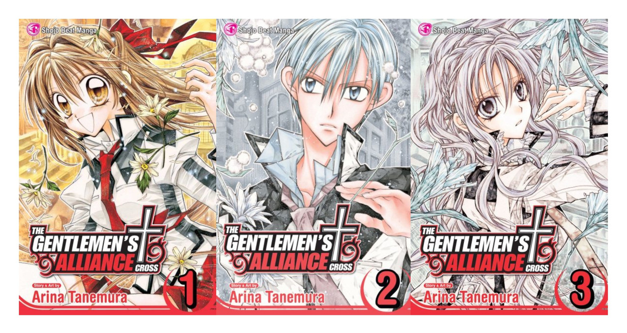 lot 3 mangas THE GENTLEMEN'S ALLIANCE CROSS 1+2+11 kana 