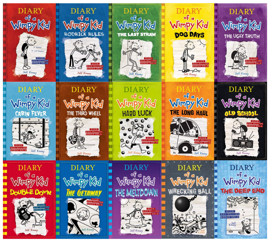 Diary Of A Wimpy Kid 1 15 HC Von Jeff Kinney New Hardcover Lakeside 