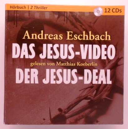Hörbuchbox mit 2 Thrillern: Das Jesus-Video & Der Jesus Deal - 12 CDs. Gelesen von Matthias Koeberlin. - Eschbach, Andreas und Matthias Koeberlin