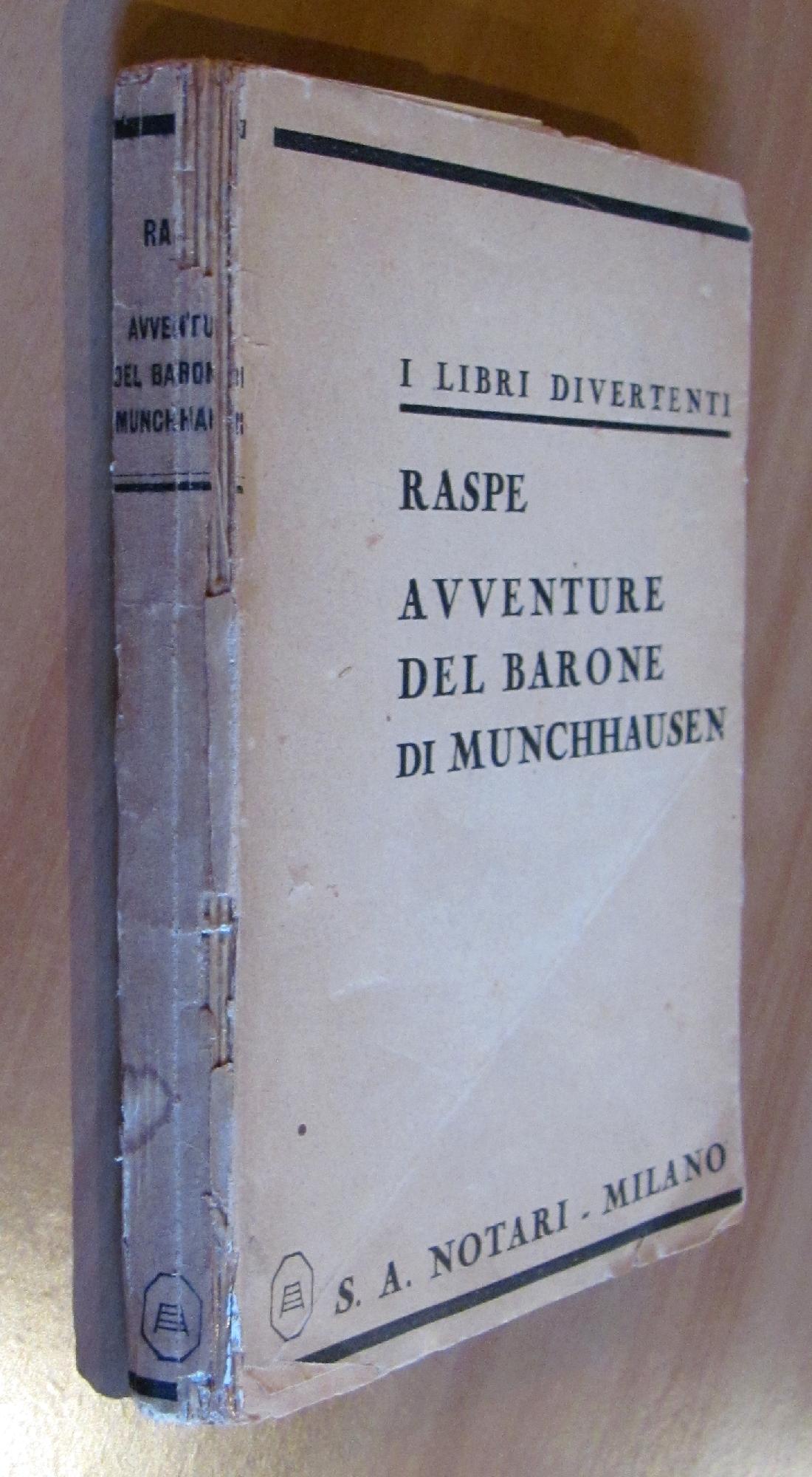 AVVENTURE DEL BARONE DI MUNCHHAUSEN - Collana I Libri Divertenti da Raspe:  Buono (Good) (1929)