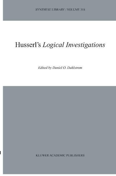 Husserl's Logical Investigations - Daniel O. Dahlstrom