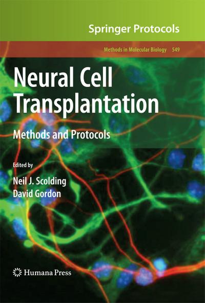 Neural Cell Transplantation : Methods and Protocols - David Gordon