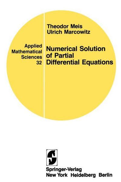 Numerical Solution of Partial Differential Equations - T. Meis