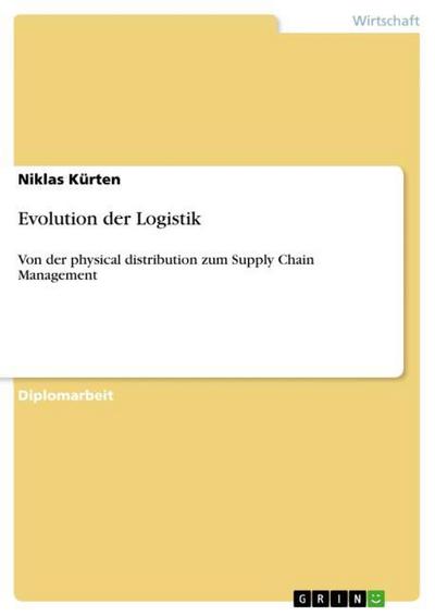 Evolution der Logistik : Von der physical distribution zum Supply Chain Management - Niklas Kürten