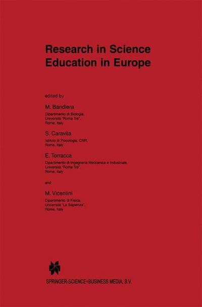 Research in Science Education in Europe - M. Bandiera