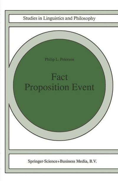 Fact Proposition Event - P. L. Peterson