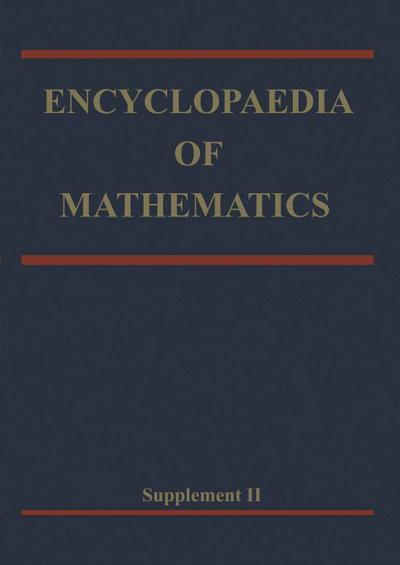Encyclopaedia of Mathematics : Supplement Volume II - Michiel Hazewinkel