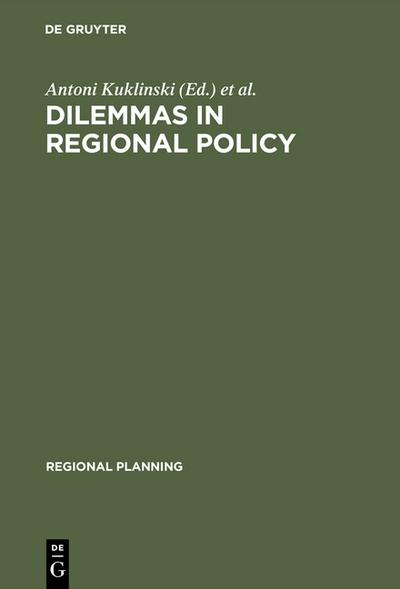 Dilemmas in Regional Policy - Jan G. Lambooy