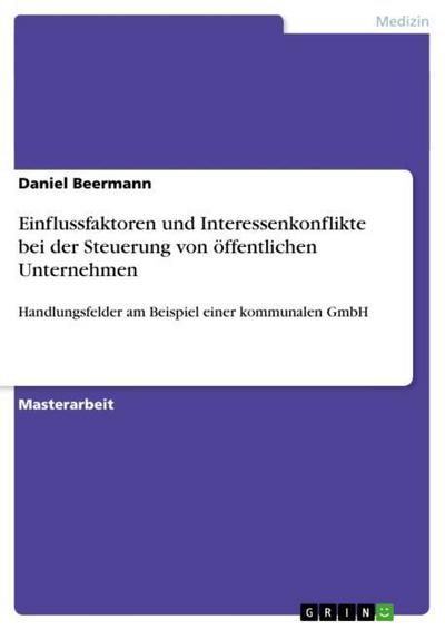 Einflussfaktoren und Interessenkonflikte bei der Steuerung von öffentlichen Unternehmen : Handlungsfelder am Beispiel einer kommunalen GmbH - Daniel Beermann