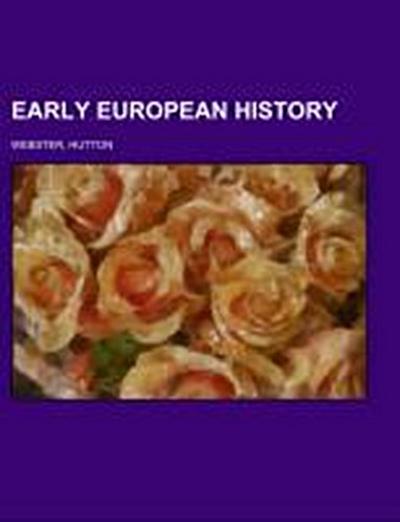 Early European History - Hutton Webster