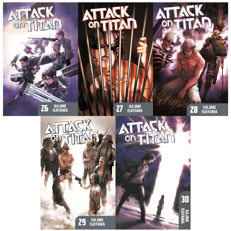 MANGA Attack on Titan 26-30 TP by Hajime Isayama: New Trade Paperback