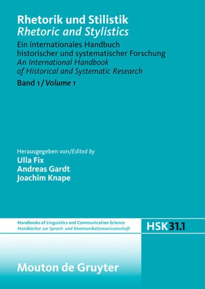 Rhetorik und Stilistik / Rhetoric and Stylistics - Ulla Fix