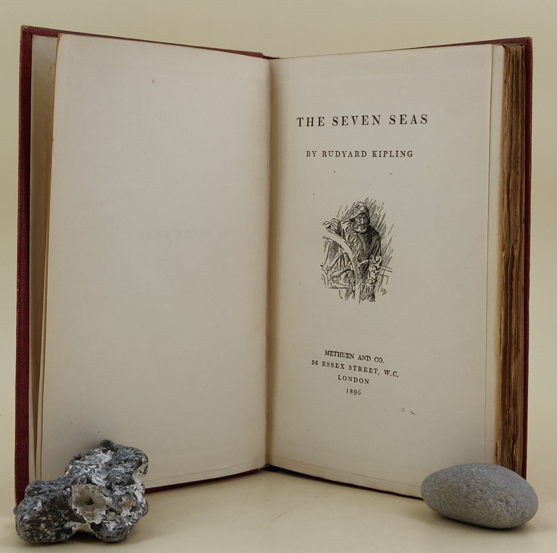 The Seven Seas by Kipling, Rudyard: Very Good Hardcover (1896) 1st 