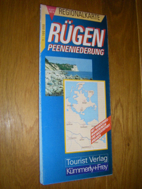Regionalkarte Blatt 100-15. Rügen Peeneniederung. 1:100000