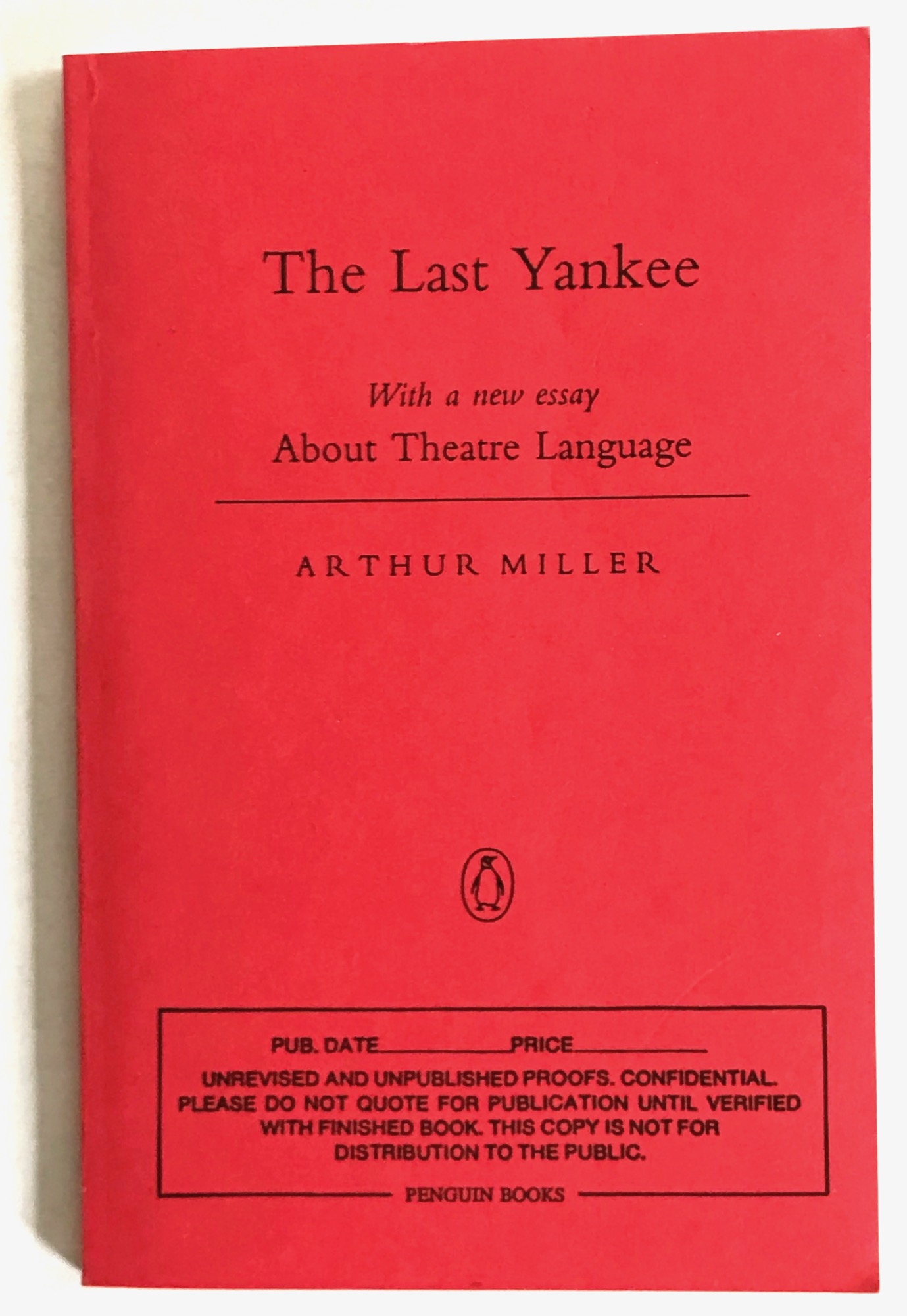 arthur miller the last yankee