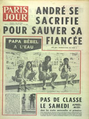 Paris Jour N 3079 Du 08 08 1969 1969 Magazine Nbsp Nbsp Periodical Chapitre Com Livres Et Presse Ancienne