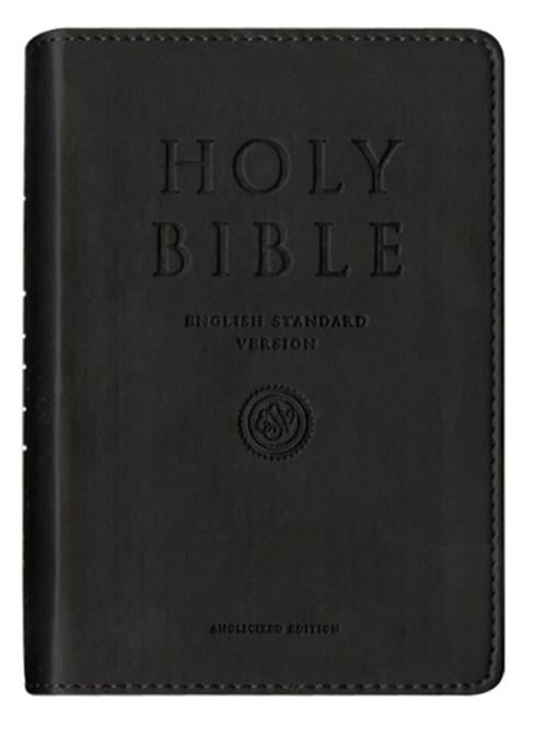 Holy Bible: English Standard Version (ESV) Anglicised Black Compact Gift edition (Leather) - Collins Anglicised ESV Bibles