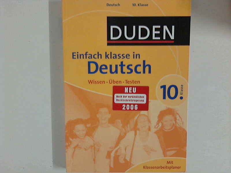 Einfach klasse in Deutsch; Teil: Kl. 10., Wissen - üben - testen. - Hock, Birgit