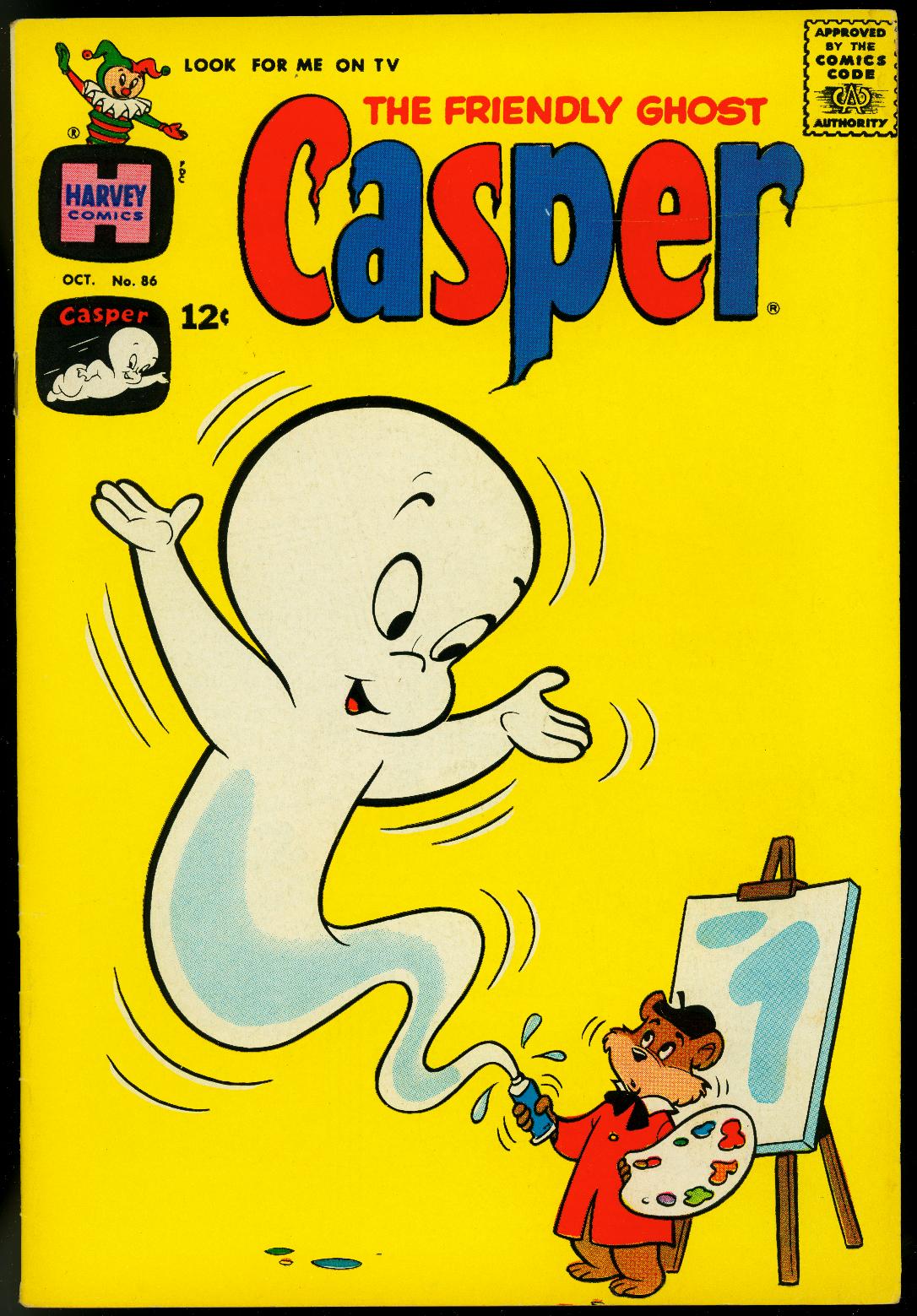 Casper The Friendly Ghost In Ghostland Vintage Childrens Book 1965 (O) AS IS