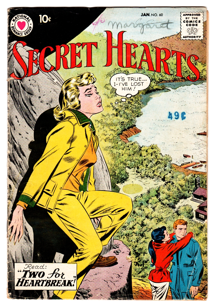 SECRET HEARTS #150-DC ROMANCE-L@@K VG