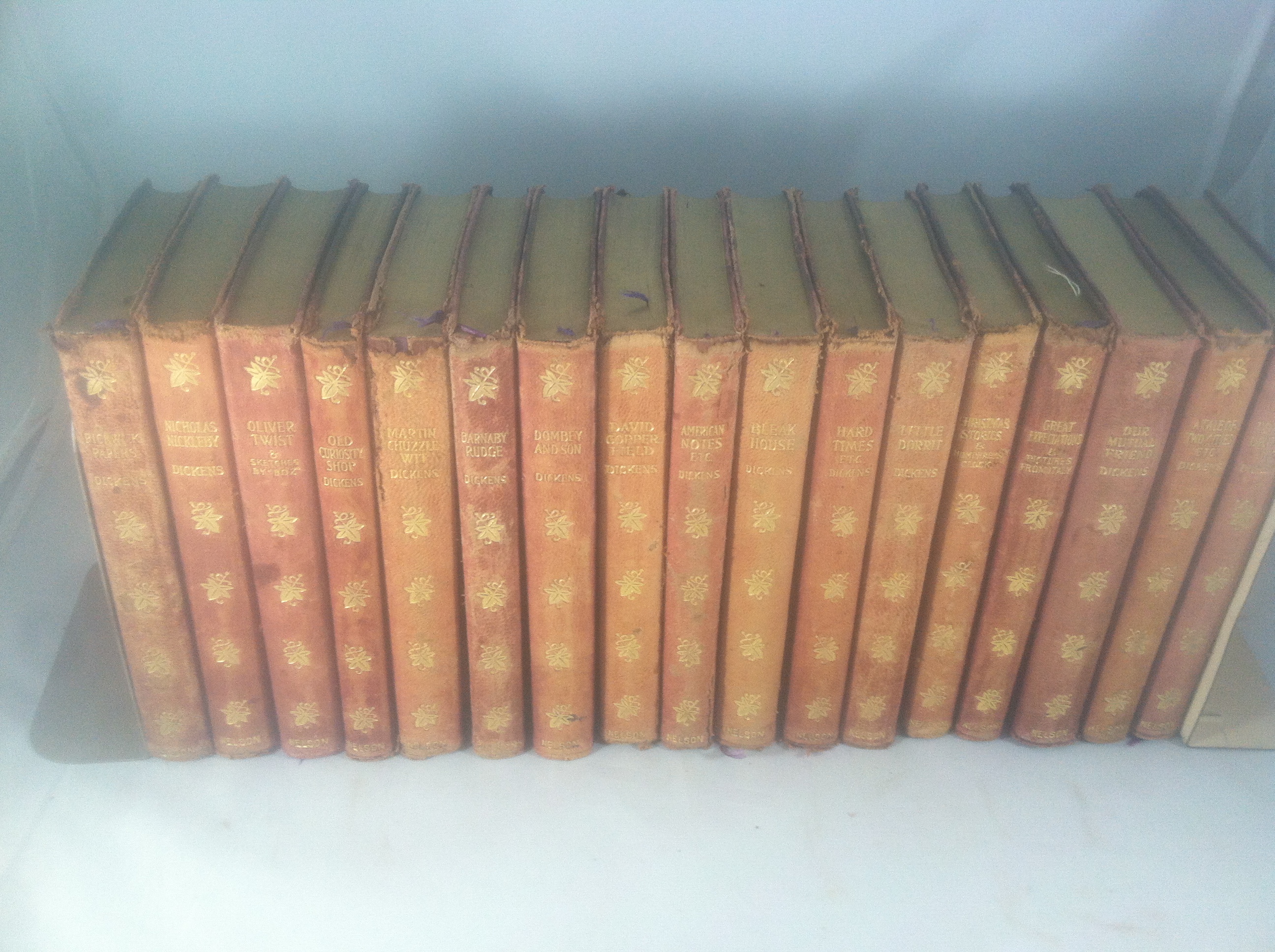 The Works of Charles Dickens, New Century Library, complete set in 17