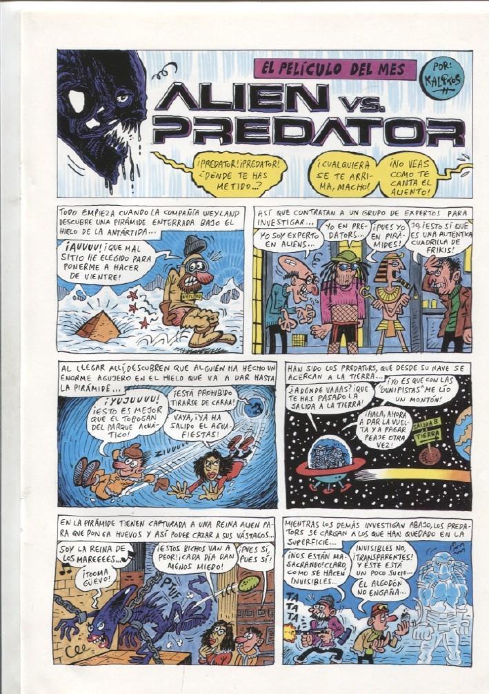 Comic parodia cine: Alien vs Predator, por Kalitos - Varios
