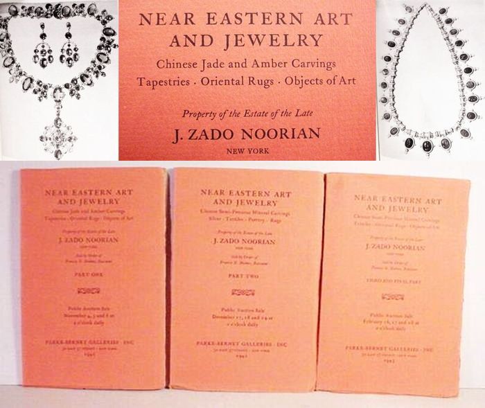 Sale Number [ 402 / 417 / 435 ] / Art Of The Near East & Jewelry /./ Property Of The Estate Of The Late / J. Zado Noorian / New York (catalog / Near