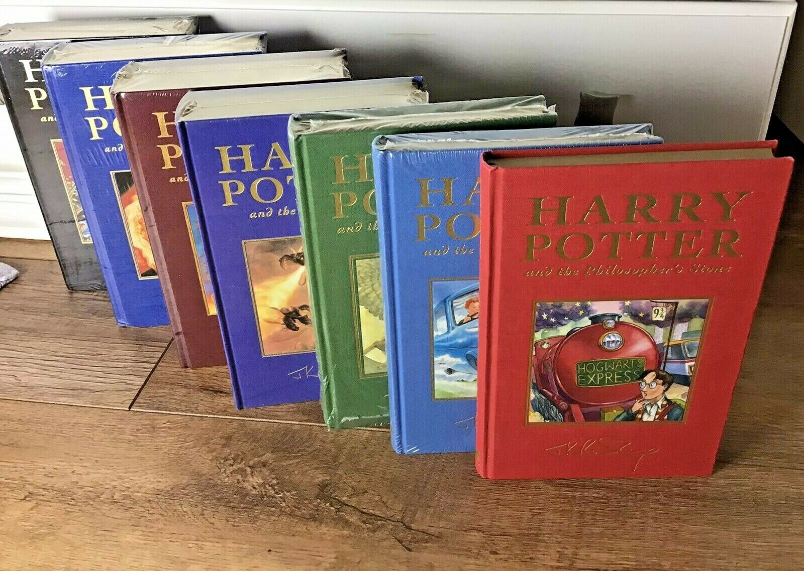 With Dust Jackets Magic. All 7 Books Harry Potter Hardbound Book Collection 