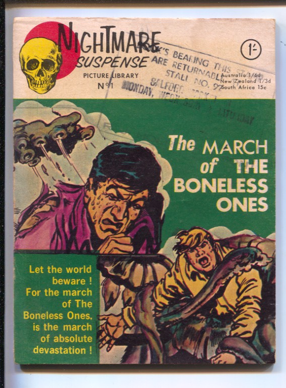 Nightmare Suspense Picture Library#1 1965-1st issue-Violent horror-'March  of The Boneless Ones'-VG: (1965) Comic | DTA Collectibles