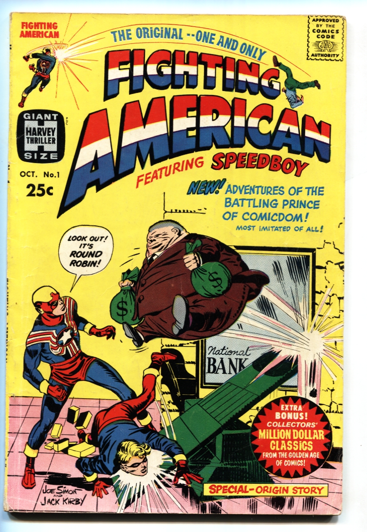 Fighting American #1 1966- Simon \u0026 Kirby- ..., image size:754x1093