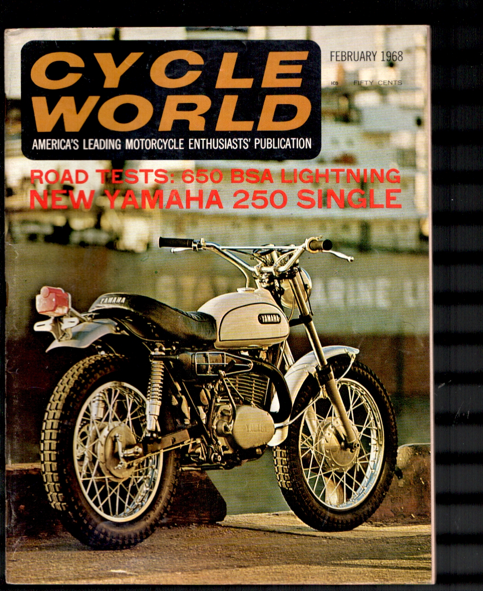 Cycle World-2/1968-Death Valley Run-Strategy Of Enduro Layout [Very Good] [Softcover]