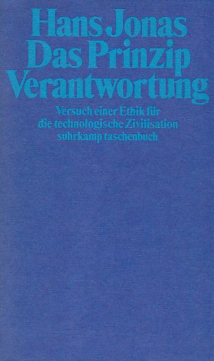 Hans Jonas Das Prinzip Verantwortung das prinzip verantwortung von hans jonas, Erstausgabe - ZVAB
