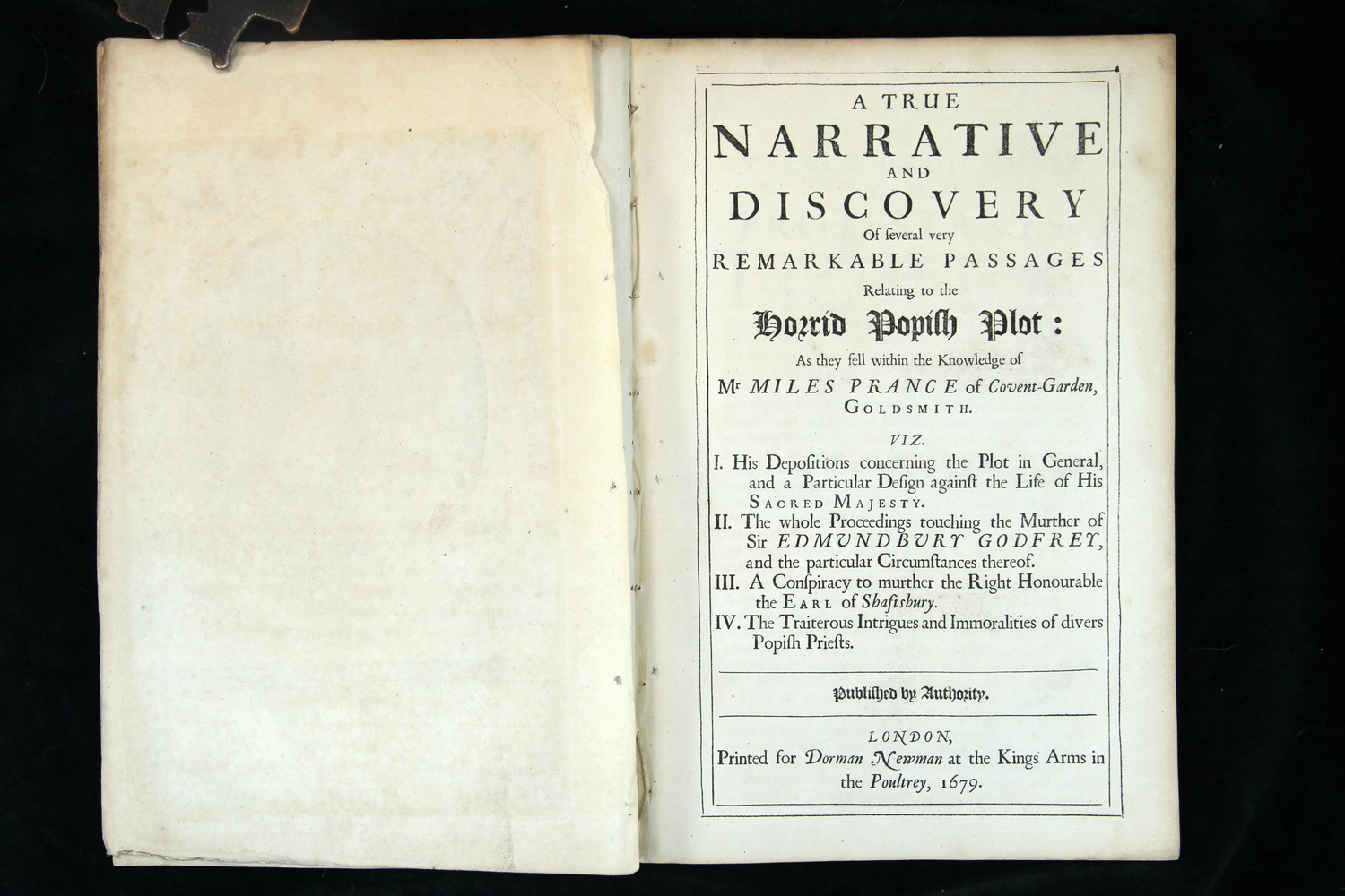 A True Narrative and Discovery of Several Very Remarkable Passages ...