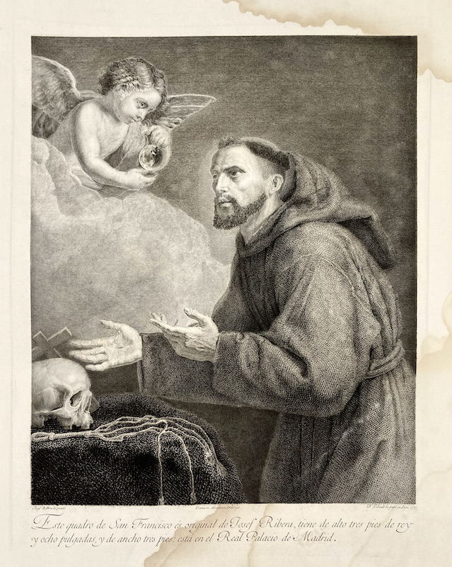 Este Quadro de San Francisco es Original de Josef Ribera [.] by Ribera ...