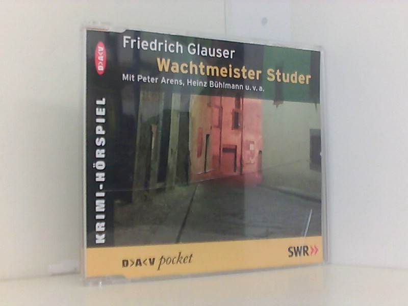 Wachtmeister Studer: Kriminalhörspiel (DAV pocket) - Glauser, Friedrich, Markus Michel Martin Bopp u. a.