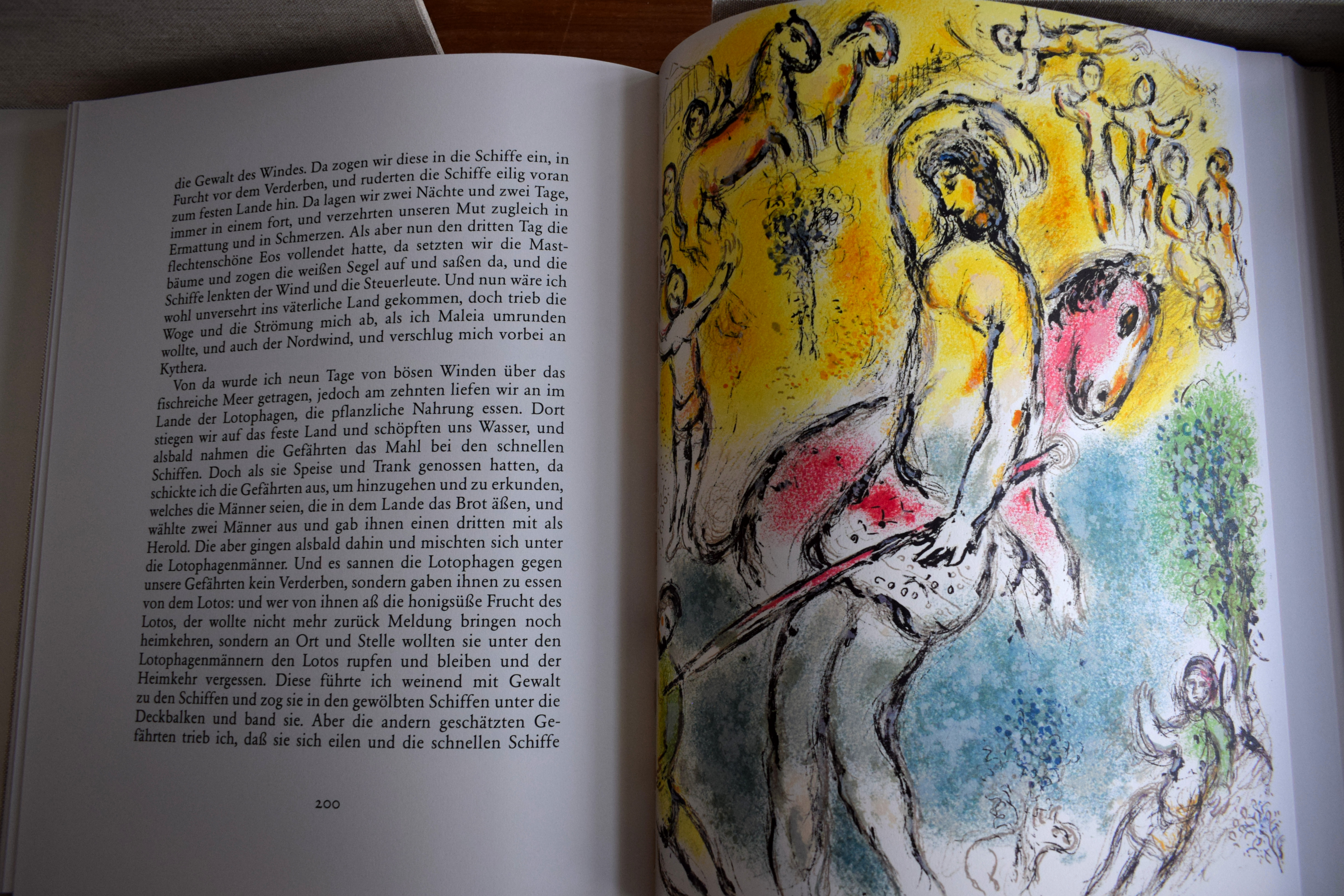 Marc Chagall - Homer - Die Odyssee by Homer: As New Hardcover