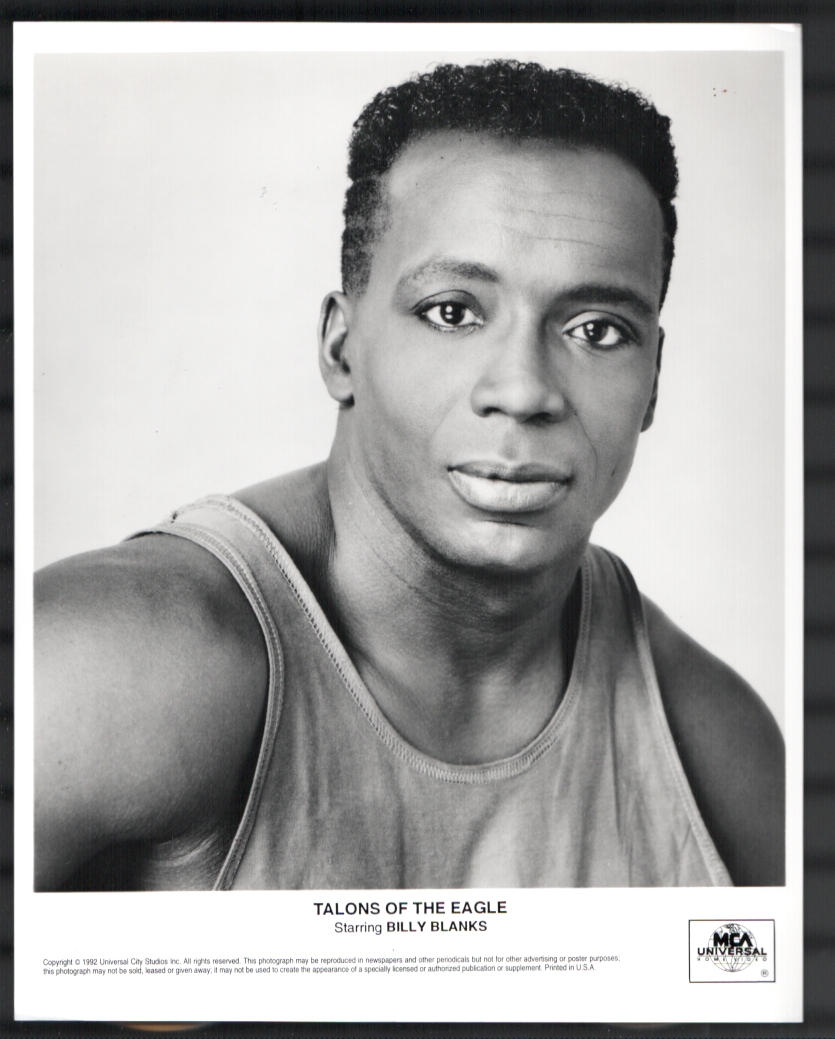 Talons Of The Eagle-Billy Blanks-8x10-B&W-Still: Photograph