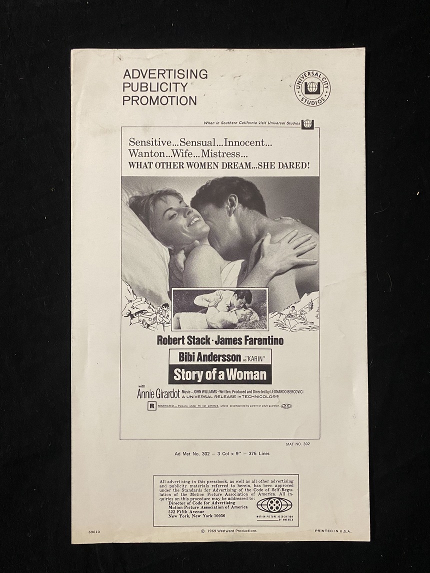 Story Of A Woman Original Pressbook 1971 Robert Stack 1970 Photograph Dta Collectibles Story Of A Woman Original Pressbook 1971 Robert Stack 1970 Photograph Dta Collectibles
