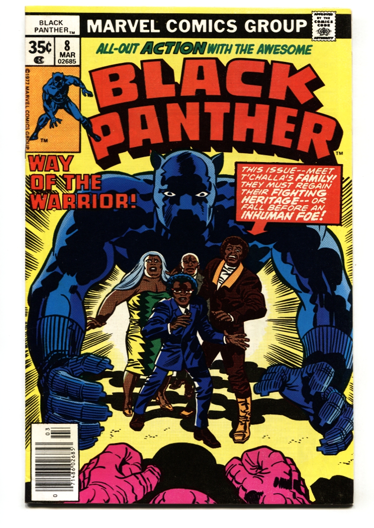 BLACK PANTHER #8 comic book 1978-JACK KIRBY-MARVEL COMICS NM-: (1978