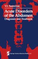 Acute Disorders of the Abdomen - V.I. Sreenivas