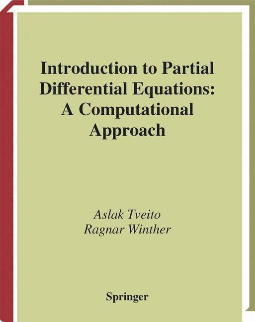 Introduction to Partial Differential Equations - Aslak Tveito|Ragnar Winther